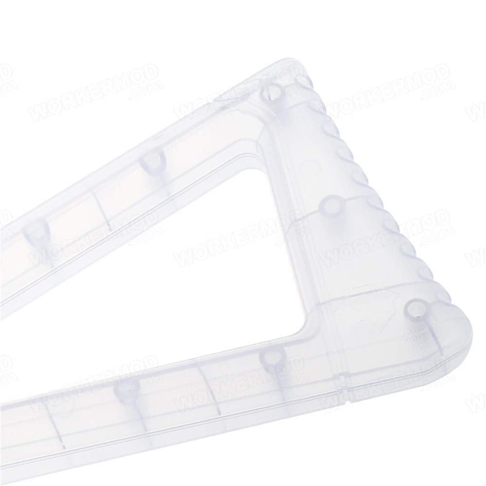 Worker Ak Style Shoulder Stock For Nerf N-Strike Elite And Nerf Modulus Series Toy (Transparent White)