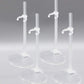 Exceart 24Pcs White Doll Stand Doll Support Rack Action Figure Display Rack For Window Doll Display Decoration Collection