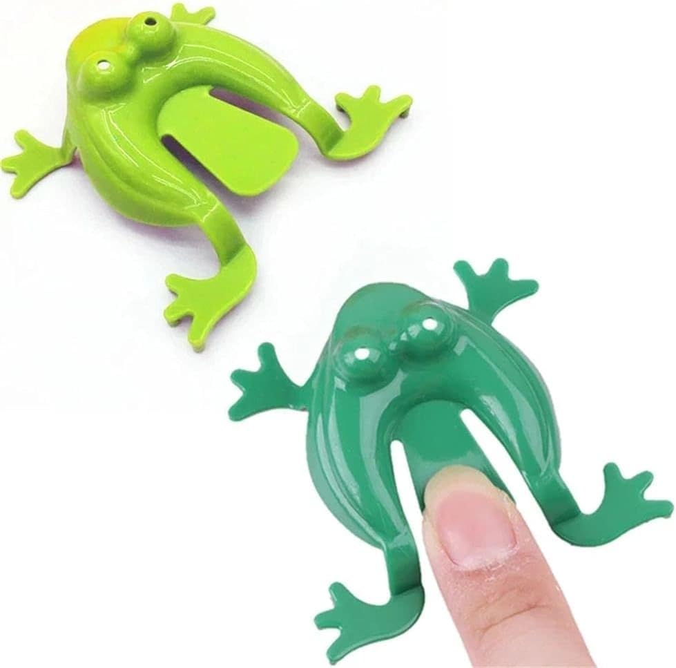 10Pcs Abs Jumping Frog, Frog Action Colorful Bounce Fidget, Creative Stress Reliever Educational Practical Jokes