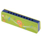 Cartoon Wood 10 Holes Animal Harmonica Mouth Organ Instrument Children Music Toy Green| Music & Art|Toys & Hobbies