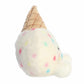 Aurora® Palm Pals™ Sprinkle Ice Cream™ Plush - 5" White Stuffed Animal for Kids & Collectors, Perfect Birthday Gift