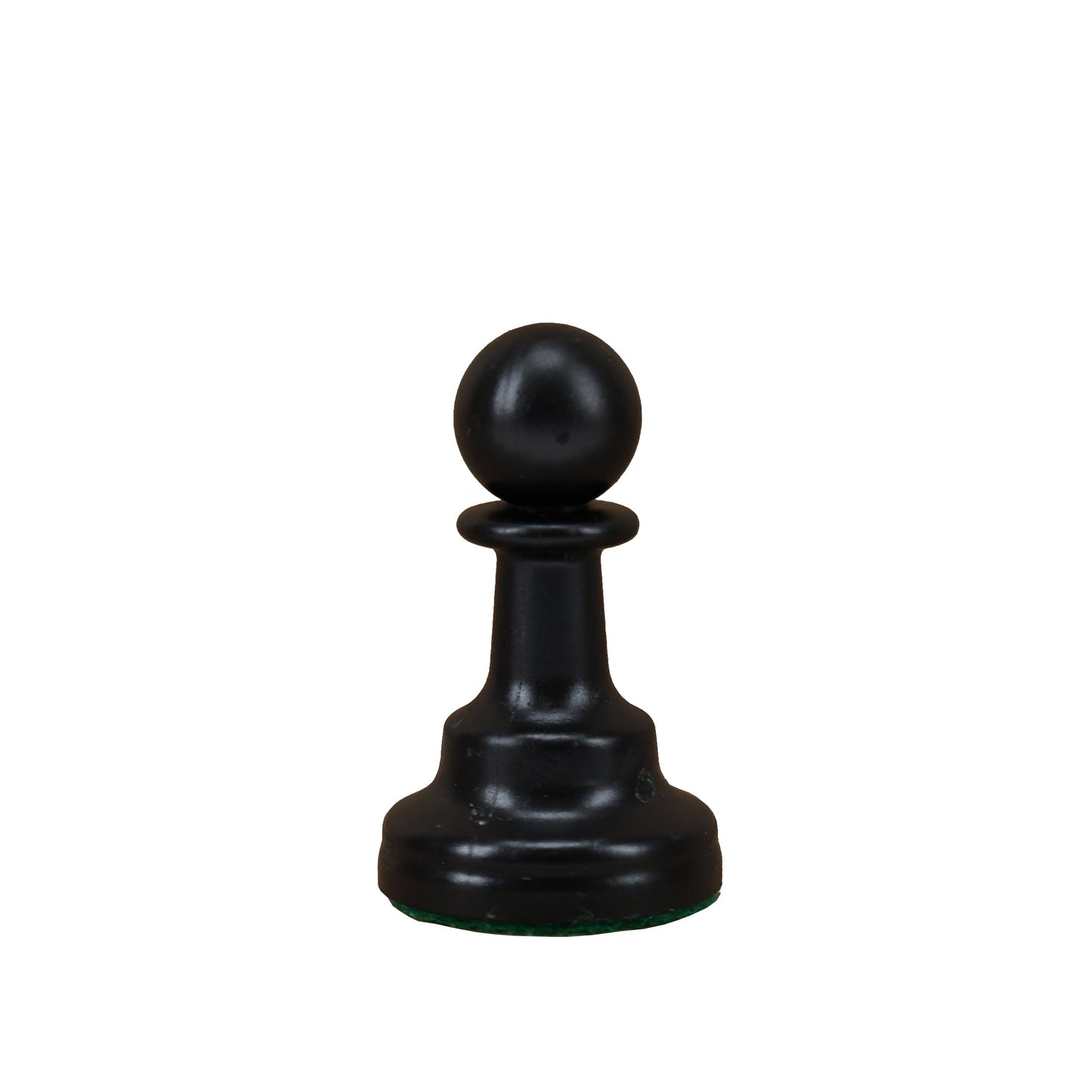 WE Games Replacement Dark Pawn Chess Piece - Plastic, Felt Bottom, Classic Design, Model 04-1237