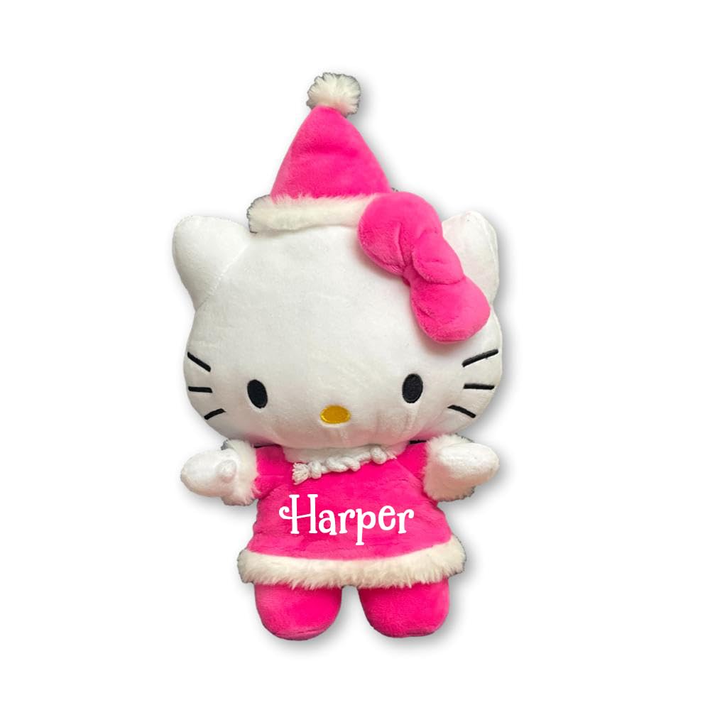 Personalized Officially Licensed Kitty Plush Stuffed Animal Toys (Personalized Holiday Kitty)