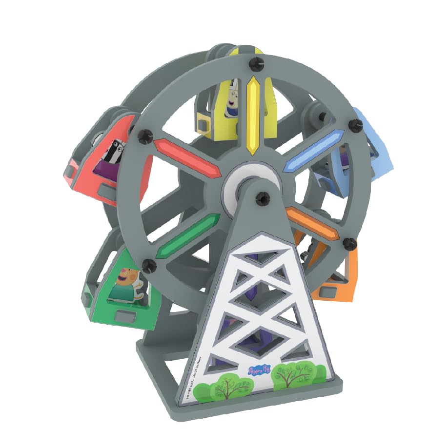 LiL Wizards Peppa Pig 3D Build N Play|Easy Soft Foam Ferris Wheel|Construction Of Wheel|Role Play & Educational Stem Toy|Learni