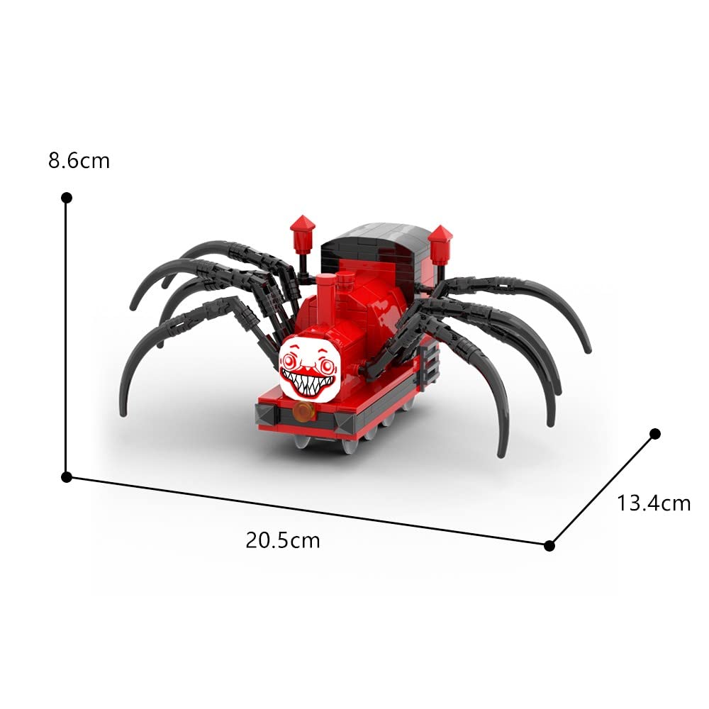 Charles Chooo Chooo Building Toy Set,259Pieces Horror Game Spider-Train Monster Building Blocks, Charles Train With Spider Figur