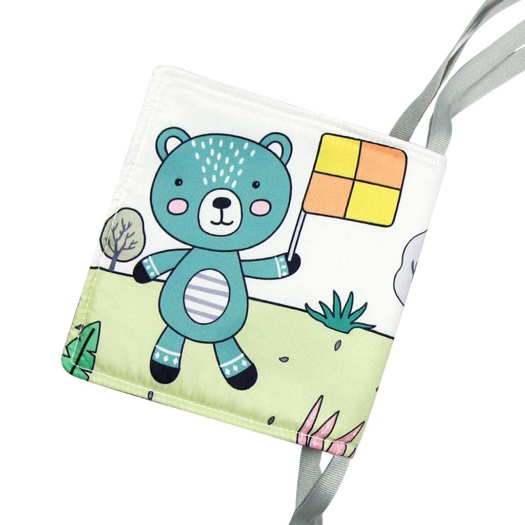 Ilsmysutra Soft Baby Book Learning To Sensory Book Animal Theme For Toddlers Babies Bear|Toys For Baby|Developmental Baby Toys