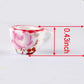 Baenrcy 1 Set 15 Pieces 1:12 Ceramics Tea Cup Set Lovely Dollhouse Decoration Set Dollhouse Kitchen Accessories(#5)