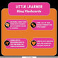Mudpuppy Little Learner - Ring Flashcards 26 Durable Double Sided Shapes & Numbers Cards With Reclosable Ring With Colorful Art