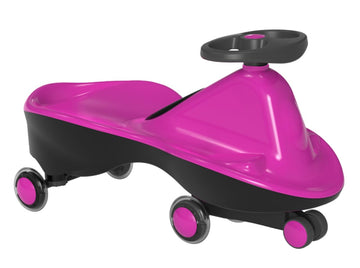 Joybay Sports Collection Premium Led-Wheel Swing Car Ride On Toy (Vibrant Pink, Come Fully Assembled)