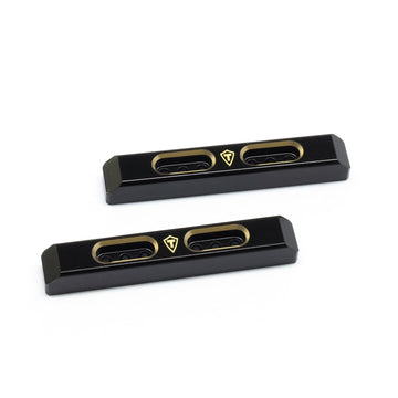 Treal Brass Boulder Bars Heavy Weight 7.9G/Pc Upgrades Compatible With 1/24 Scx24 C10 Axi00001 Deadbolt Axi90081 Wrangler Axi000