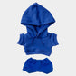Niannyyhouse 10Cm Plush Doll Clothes Elastic Solid Sportswear Suits Hoodie Pants Soft Stuffed Plush Toy Dress Up Accessories (Bl