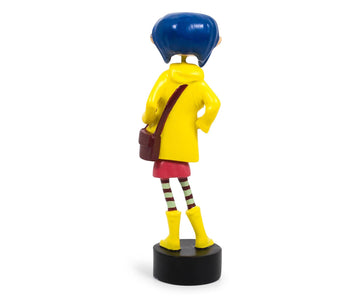 Surreal Entertainment Coraline In Rain Coat Pvc Bobble Figure For Adults Only | Collectible Bobblehead Action Figure, Desk Toy A