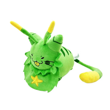 Shopular Gnarpy Regretavator Plushie Green Alien Cat Gnarpy Plush Toy Furry Stuffed Plushies Doll Figure Game Cosplay Cute Kids Fans Gift 9.1'