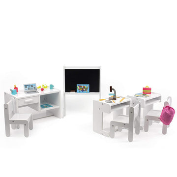 Playtime By Eimmie 18 Inch Doll Furniture (Complete Classroom Set)