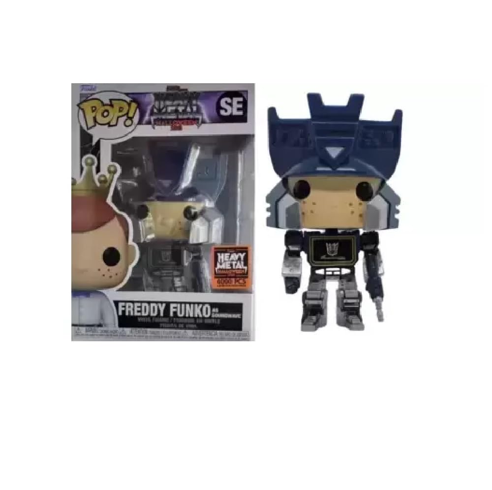 Funko Pop Freddy Funko As Soundwave 2023 Heavy Metal Halloween 4K Pc Exclusive
