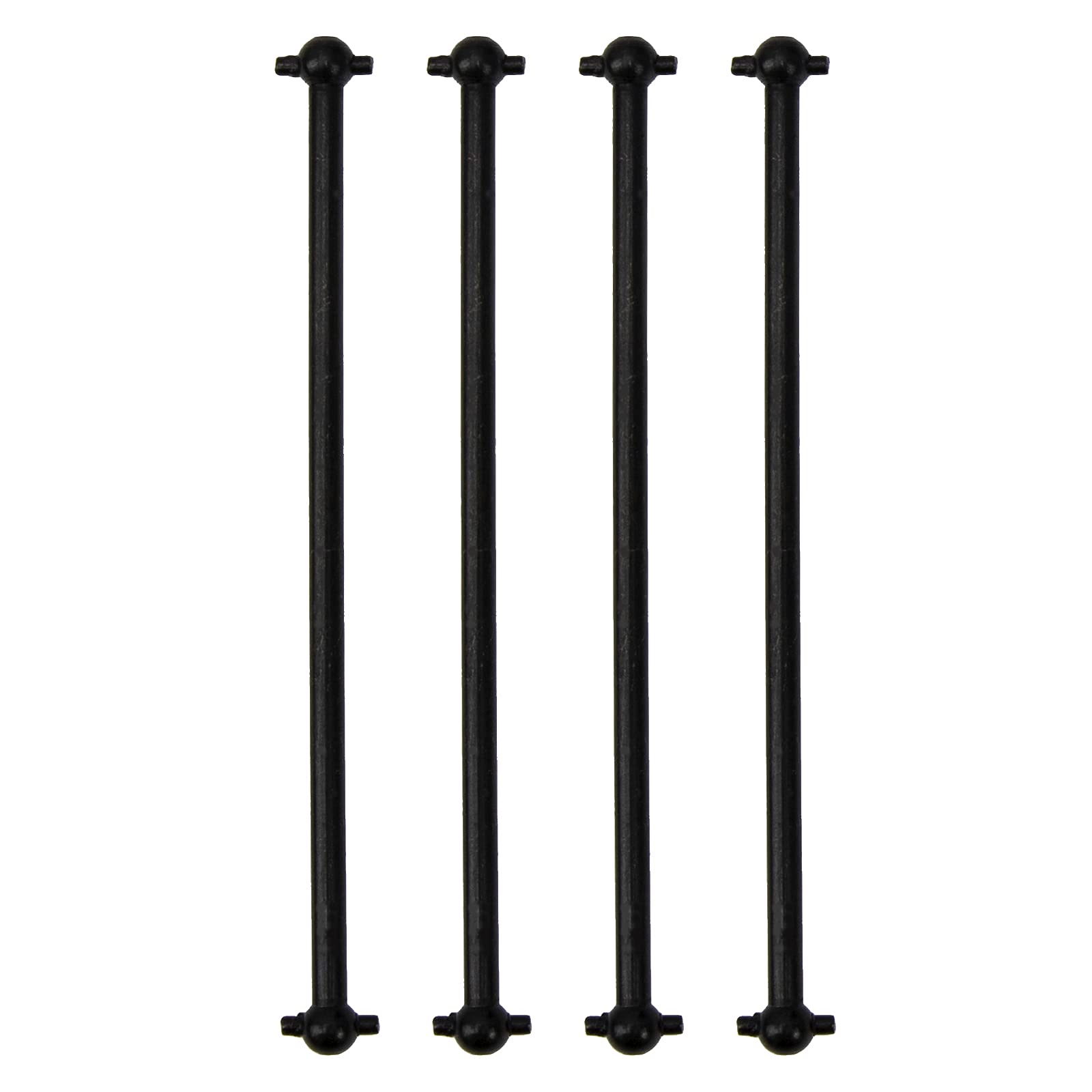 4Pack Front/Rear Center Drive Dogbone Shaft 100mm 538104 Transmission Shaft Compatible with Redcat Racing HSP HPI FS-Racing 1/10