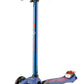 Micro Kickboard Maxi Deluxe Scooter - 3-Wheeled, Lean-to-Steer, Blue, Kids, Model MMD023, Polyurethane Material