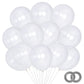 Kawkalsh 200Pcs 5 Inch Clear Balloons, Small Mini Latex Balloons For Party Birthday Baby Shower Anniversary Festival Arch Garlan
