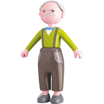 Haba Little Friends Grandpa Kurt - 4.5' Dollhouse Toy Figure