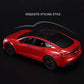 1/24 Model S Diecast Toy Car, Pull-Back Function, Sound and Lights, Perfect for Kids & Adults, Birthday Gift (Red)