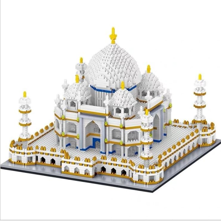 Icw Taj Mahal Architecture Building Micro Nano Blocks Bricks Diy Assemble Educational Toys Construction Set (2860 Pcs)