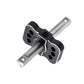 Aluminum Differential Locker Spool Diff Case Mounts for 1/10 Scale 2WD Traxxas Slash Rustler Stampede VXL Bandit Car Truck Repla