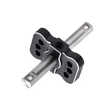 Aluminum Differential Locker Spool Diff Case Mounts for 1/10 Scale 2WD Traxxas Slash Rustler Stampede VXL Bandit Car Truck Repla