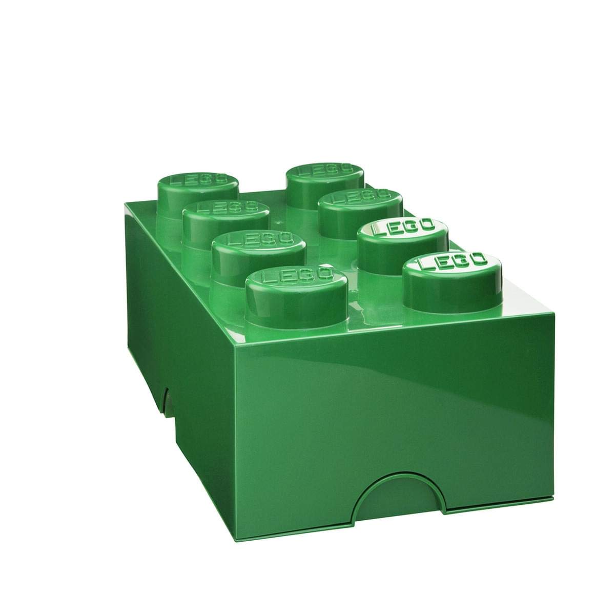 Room Copenhagen, LEGO Mini Box - 1.8 x 1.8 x 1.7 in - Brick 4, Dark Green