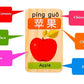 Guaishou New Chinese English Language Learning Wooden Blocks Domino Children'S Educational Product Wooden Toys Recognize/Identify Fruits And Animals 100Pcs