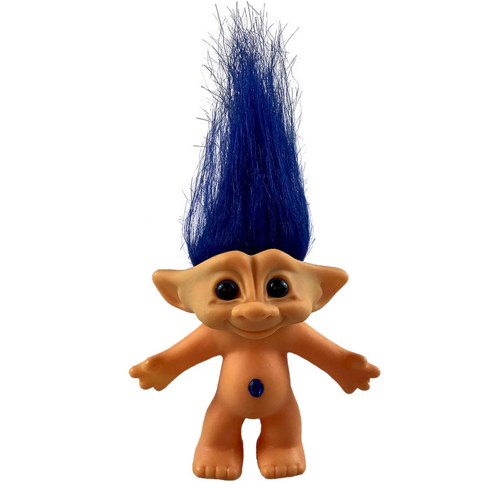 Lucky Troll Dolls,Vintage Troll Dolls,Christmas Dolls Chromatic Adorable for Collections, School Project, Arts and Crafts, Party