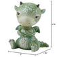 2.75 Inch Cold Cast Resin Green Sulky Dragon Full Of Pout Figurine