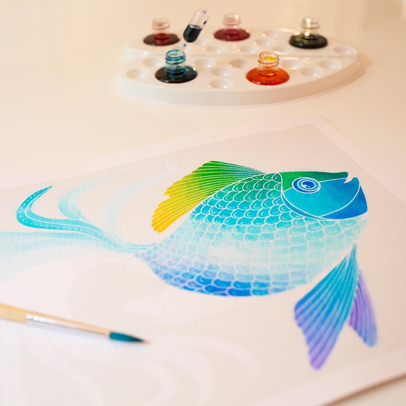 Sentosphère Aquarellum Junior Fish Watercolor Painting Kit