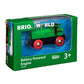 Brio World 33595 Engine Train - Battery Powered Wooden Toy For Kids | Forward & Reverse Movement | Illuminating Headlights | Ideal For Toddlers 3 Years & Up