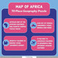 Mudpuppy Map Of Africa - 70 Piece Geography Puzzle With Country-Shaped Pieces And Iconic Landscapes Cultural Items And More