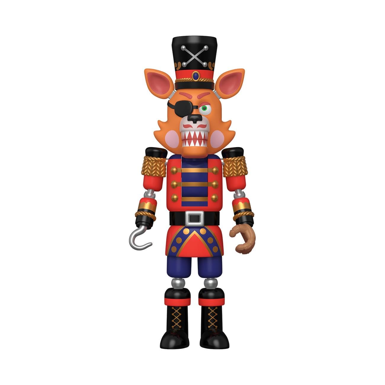 Funko Action Figure - FNAF Five Nights at Freddy's Nutcracker Foxy - Walmart Exclusive - Red and White - Model 73362