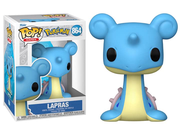 Pokemon - Lapras Pop! Vinyl Figure (Bundled With Compatible Pop Box Protector Case), Multicolor, 3.75 Inches