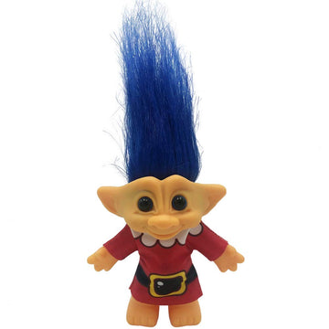 Lucky Troll Dolls,Vintage Troll Dolls,Christmas Dolls Chromatic Adorable for Collections, School Project, Arts and Crafts, Party