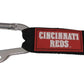 MLB Cincinnati Reds Carabineer Keychain, Red, One Size