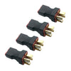 4Pcs No Wire RC Deans T Series Connector 1 Female to 2 Male T Plug in Series Power Connector Adapter for RC Quadcopter Multiroto
