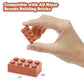 Unirolic Classic Building Bricks, 200 Piece 2X4 Building Blocks Stem Creative Building Toys, 100% Compatible With All Major Brands, Building Bricks Play Set For Kids Age 3+ (Flannel Brown)