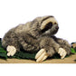 LuLezon Three-Toed Sloth Plush Toy, 12.5 inch, Soft Brown Stuffed Animal, Model AP-AQLE-O074, Perfect for Kids and Collectors