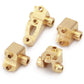 RCLions Heavy Duty 45g Brass Front Rear Axle Lower Shock Mount for TRX-4 T4 1/10 RC Car Upgrade Parts