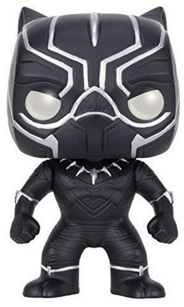 Funko POP Marvel Captain America 3 Black Panther Action Figure - 3.75" Vinyl, Black, Model SS-FNK-7229