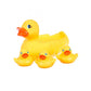 pmwSqueeze chu chu Sound Bathtub Toys for Toddler Kids (4 pc Duck Family) Multi Color