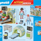 Playmobil MRI with Child - Multicoloured Plastic Playset, Model 71618, Size 18.7cm x 14.2cm x 7.2cm