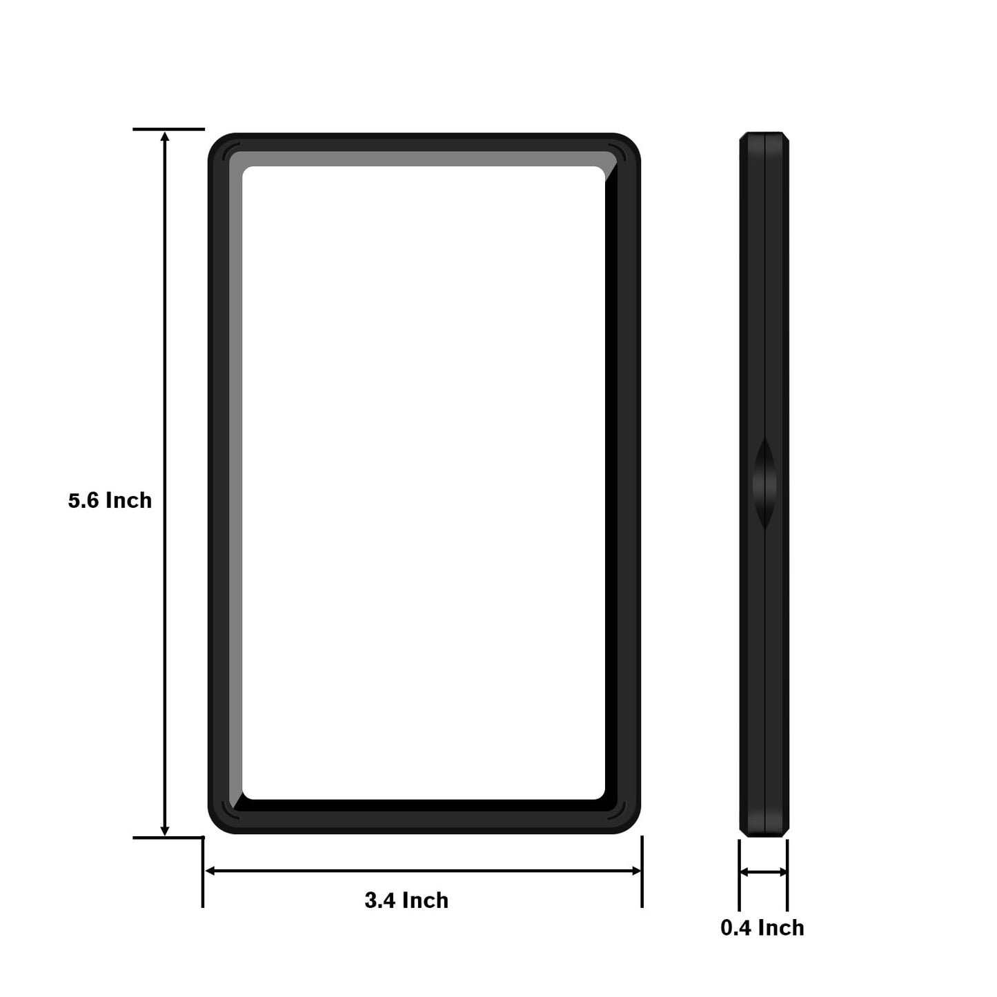 Magenetic Graded Card Slab Protector - Premium Aluminum Graded Card Showcase, Psa Slab Protector With Uv-Resistant Tempered Glas