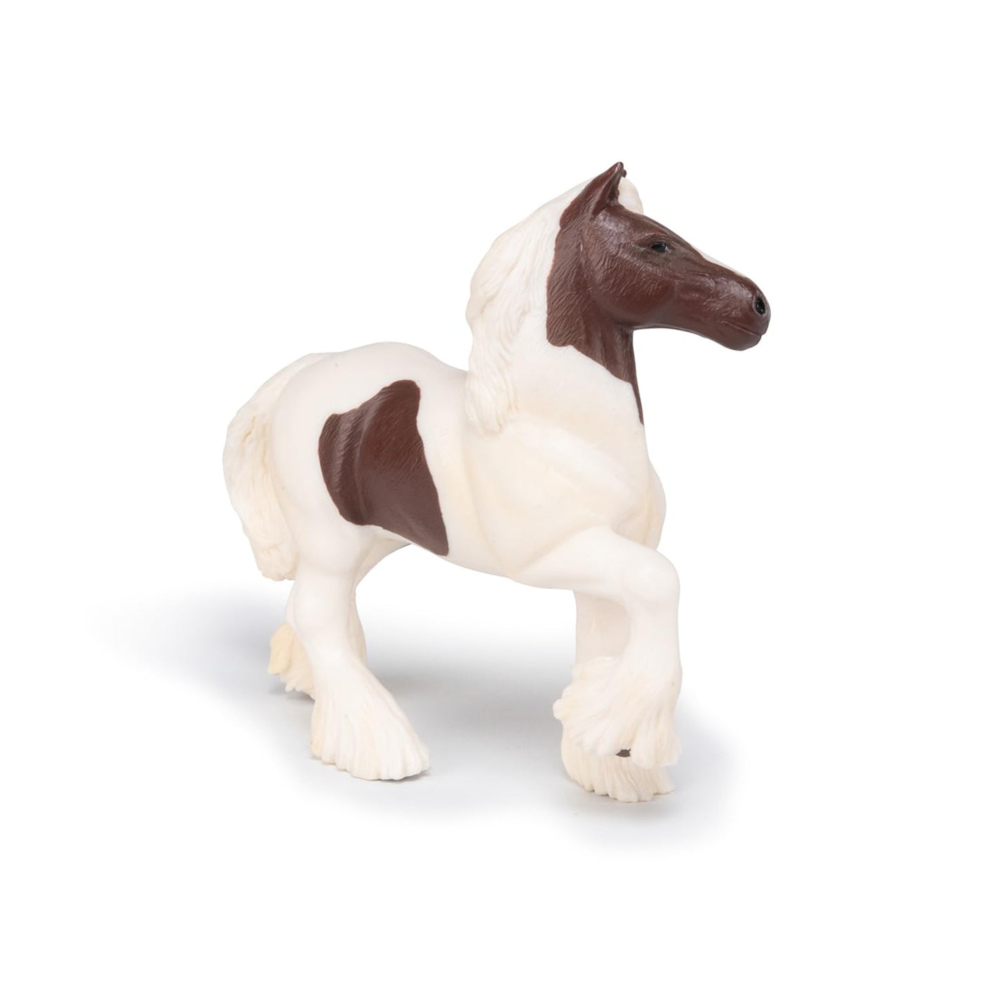 Papo - Hand-Painted - Figurine - Horses,Foals And Ponies - Skewbald Irish Cob Figure-51513 - Collectible - For Children - Suitable For Boys And Girls - From 3 Years Old