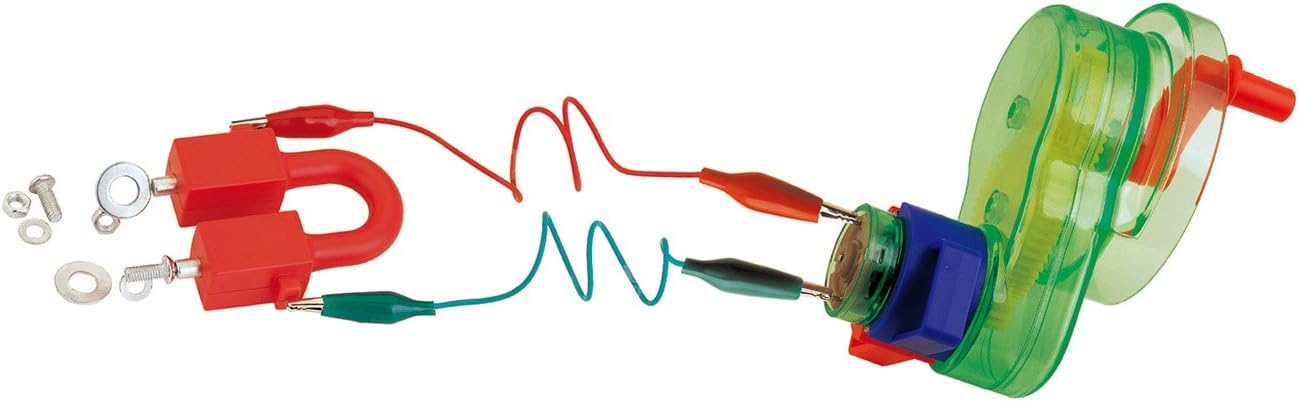 POPULAR PLAYTHINGS Electricity and Magnetic Combination Kit, STEM Toy, Medium Size, Green/Red/Yellow, Model 581