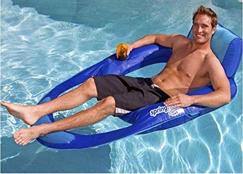 Swimways Spring Float Recliner 13018 - Colors Vary