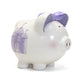 Child To Cherish Ceramic Piggy Bank For Girls, Fairytale Lavender